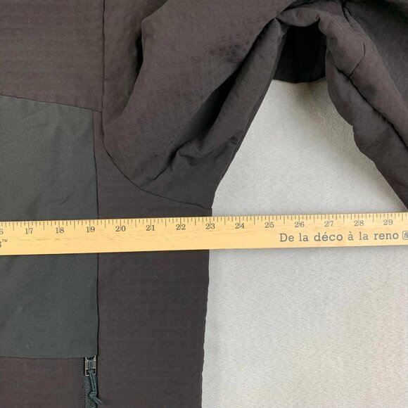 Patagonia Mens Winter Jacket Large Black Full Zip R2 TechFace Hoody Company Logo - Picture 12 of 16